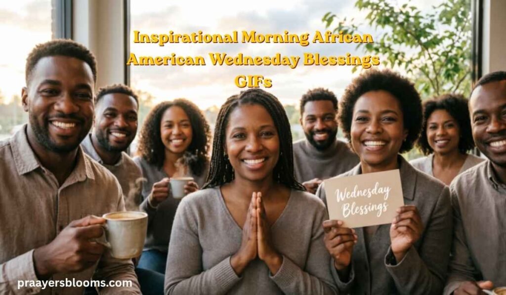 Inspirational Morning African American Wednesday Blessings GIFs
