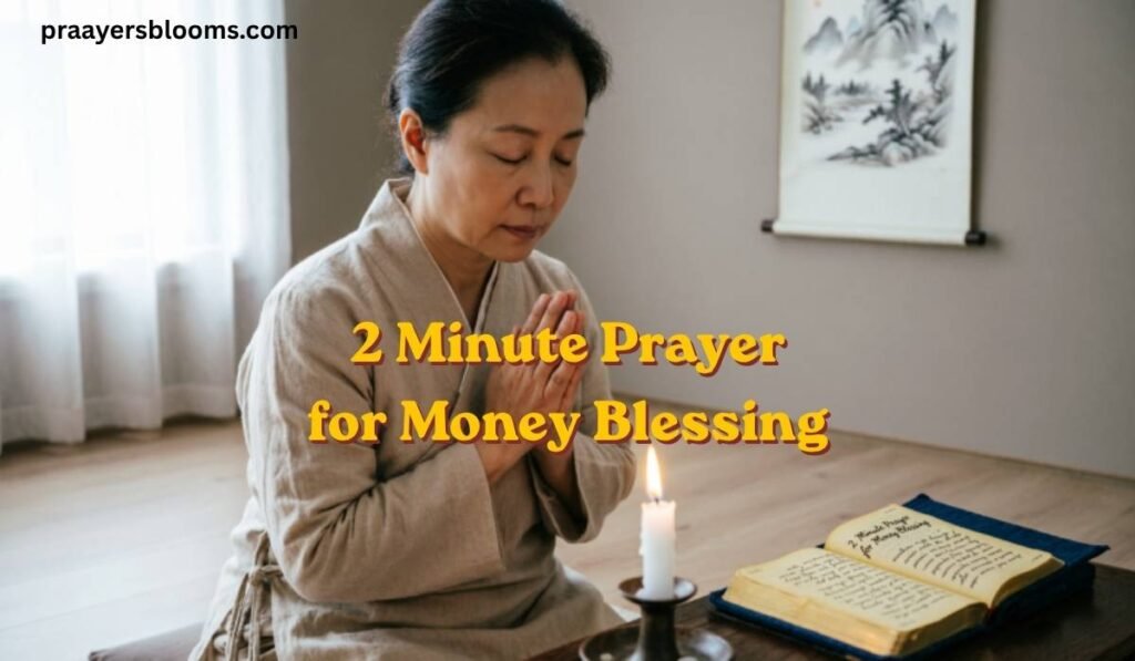 2 Minute Prayer for Money Blessing