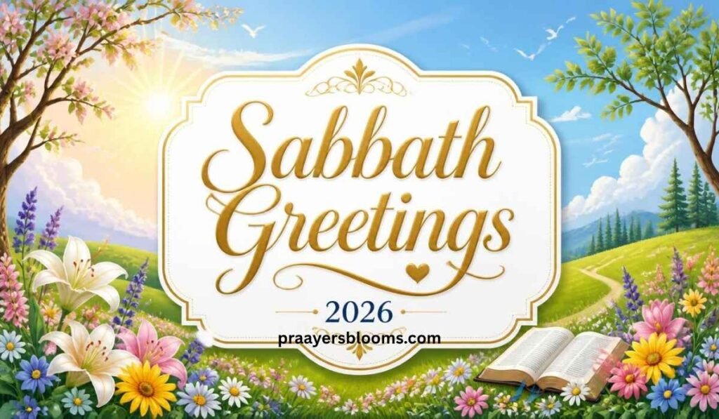 Beautiful Sabbath Greetings 2026