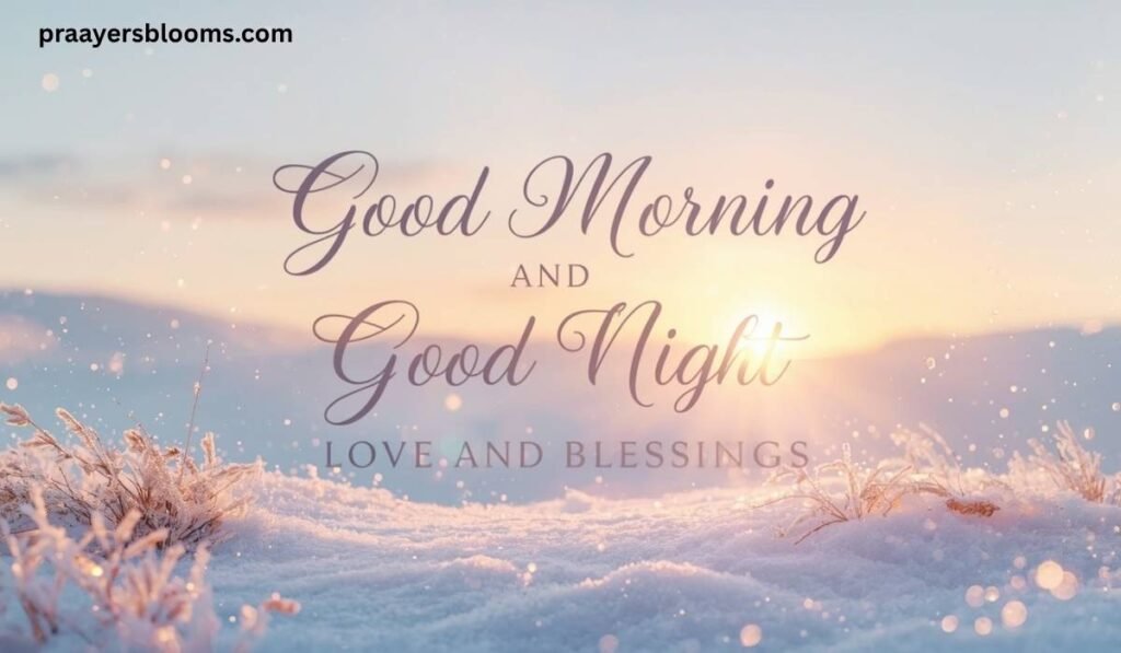 Emotional Good Morning and Good Night Love Blessings