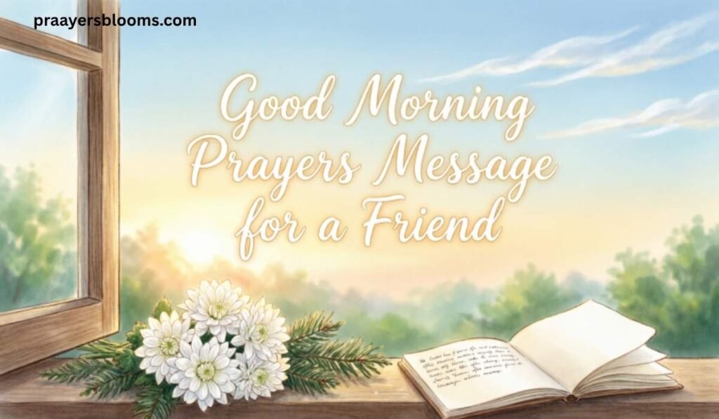 Good Morning Prayers Message for a Friend
