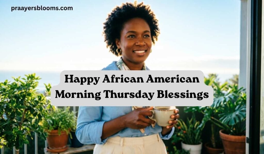 Happy African American Morning Thursday Blessings