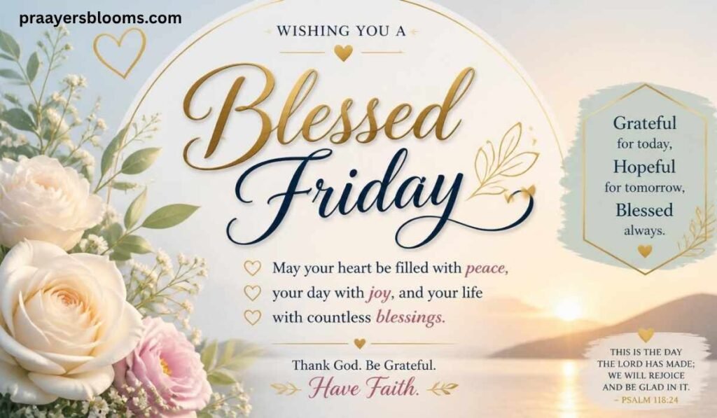 Modern Inspirational Quotes for a Blessed Friday