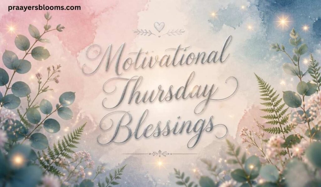 Motivational Thursday Blessings