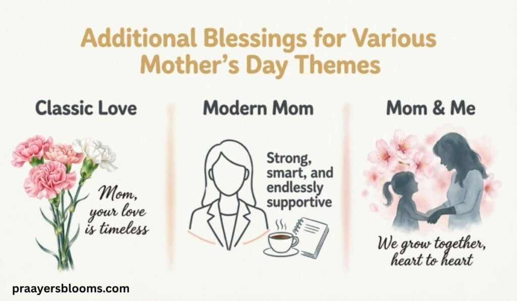 Additional Blessings for Various Mother's Day Themes