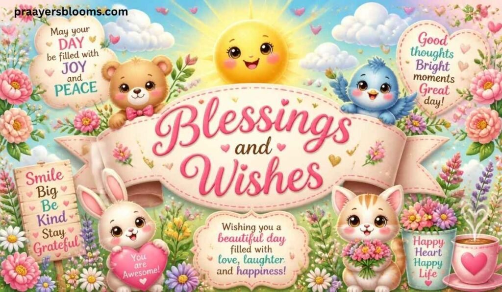 Cute Blessings and Wishes for a Good Day