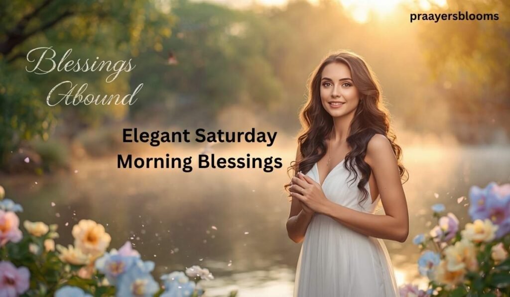 Elegant Saturday Morning Blessings