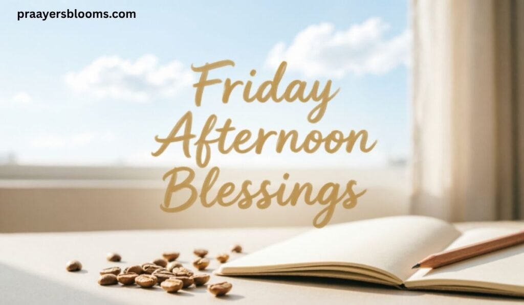 Friday Afternoon Blessings