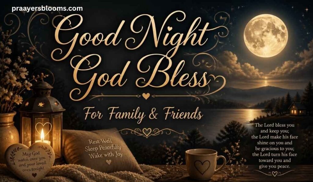 Good Night God Bless, For Family & Friends