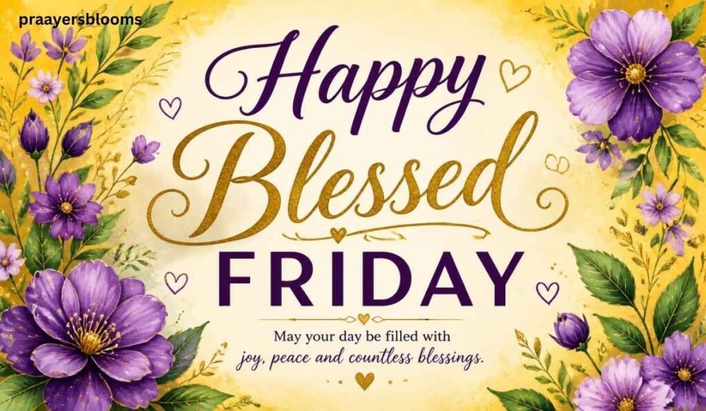 Happy and Blessed Friday Quotes