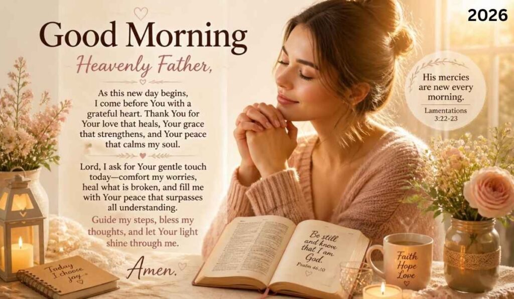 Healing and Comforting Good Morning Prayers