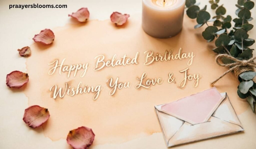 Heartfelt Belated Birthday Blessings Images to Share Love