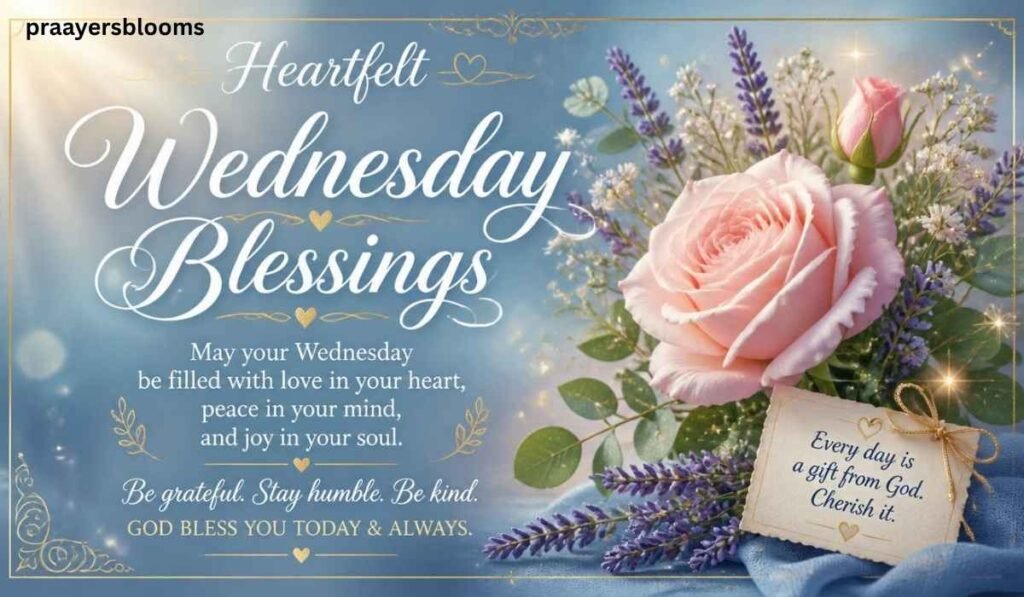 Heartfelt Wednesday Blessings Quotes