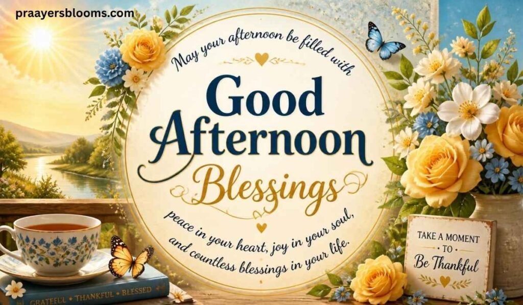 Inspiration Good Afternoon Blessings Quotes