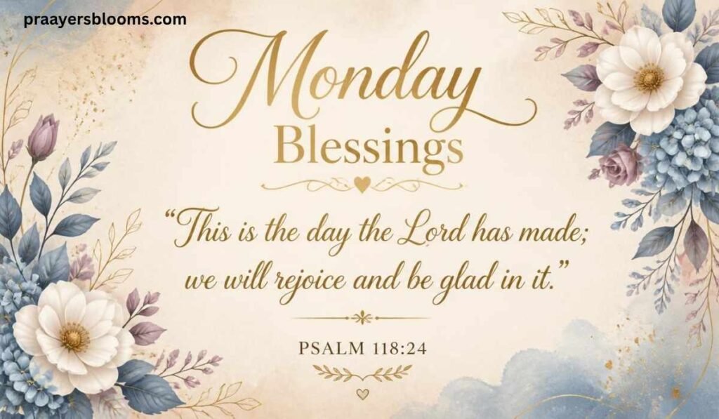 Monday Blessings Bible Verses