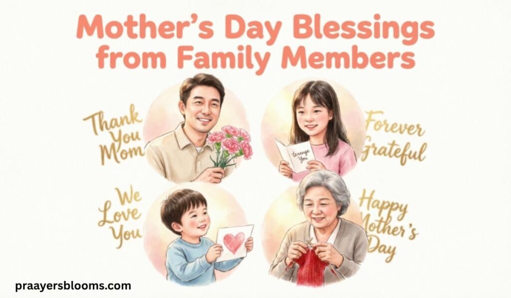 Mother's Day Blessings from Family Members