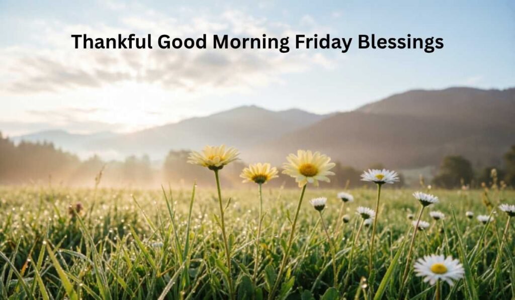 Thankful Good Morning Friday Blessings