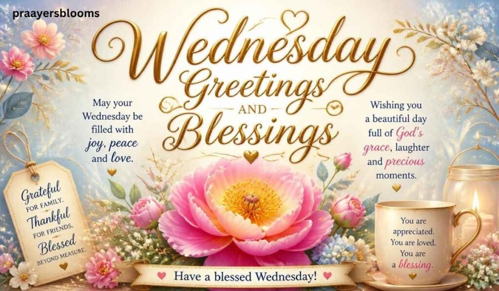 Wednesday Greetings and Blessings for Family and Friends