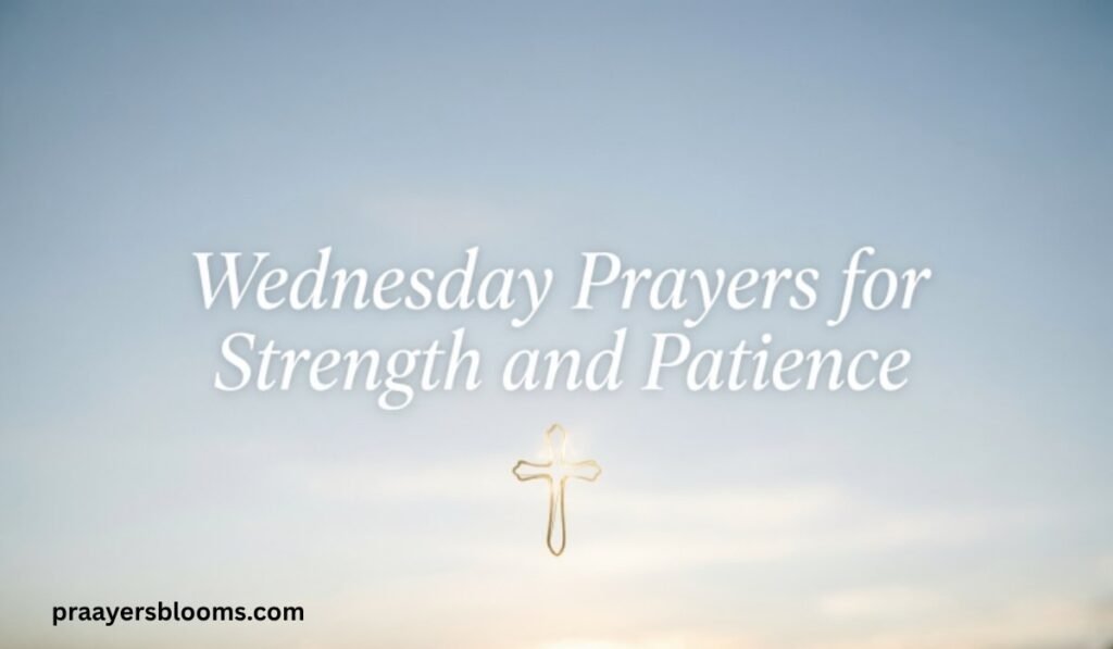 Wednesday Prayers for Strength and Patience