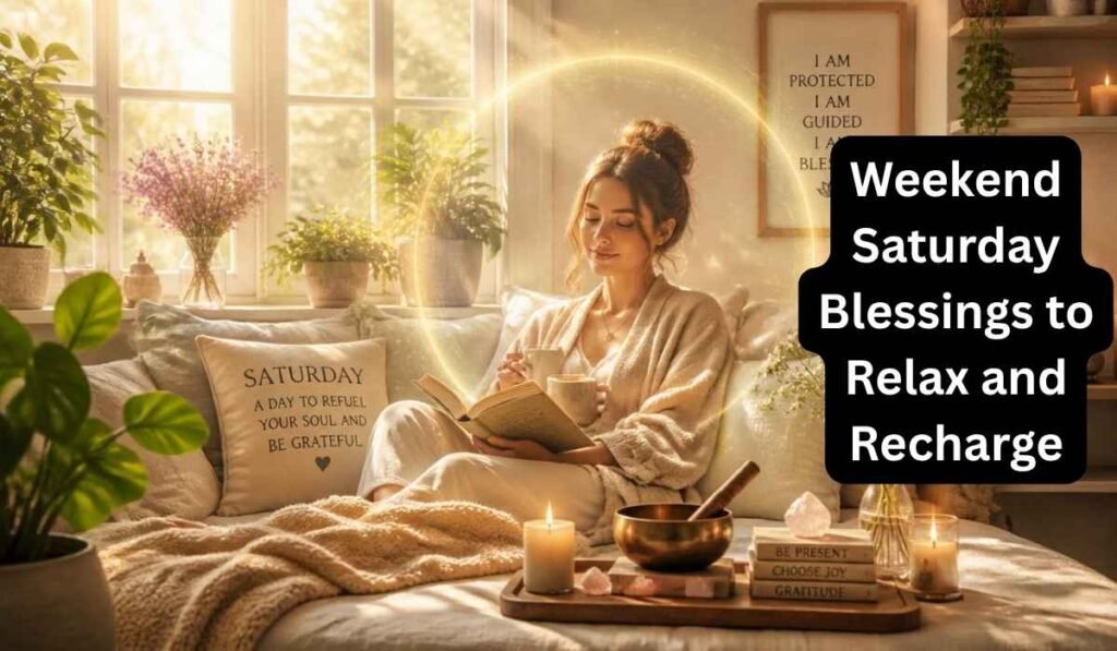 Weekend Saturday Blessings to Relax and Recharge