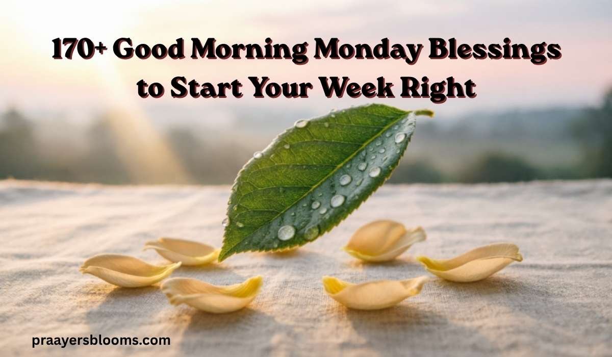 Good Morning Monday Blessings