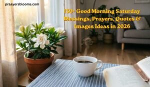 Good Morning Saturday Blessings