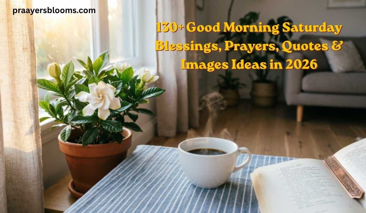 Good Morning Saturday Blessings