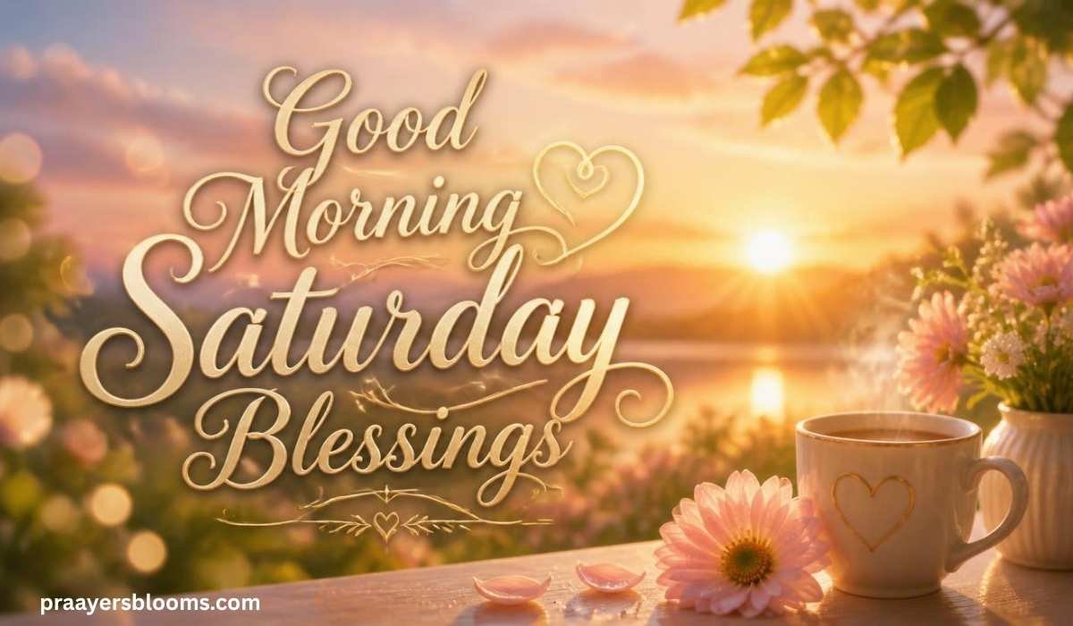 Good Morning Saturday Blessings
