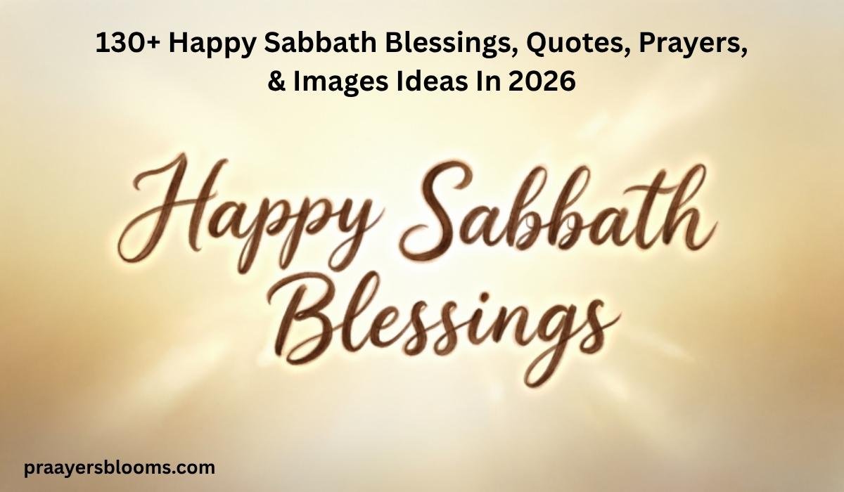 Happy Sabbath Blessings