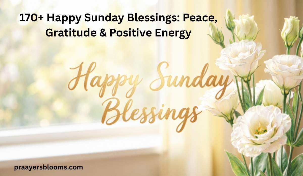 Happy Sunday Blessings