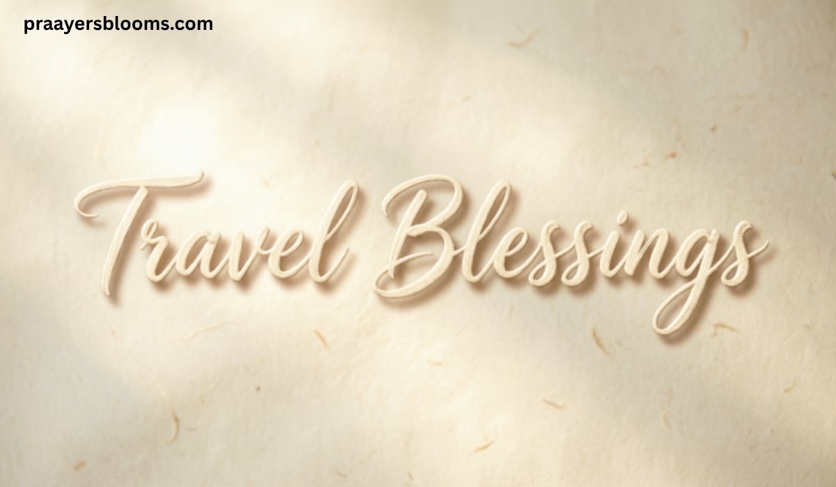 Travel Blessings