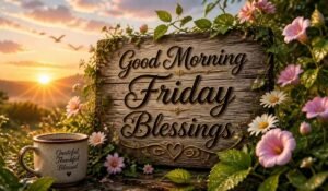 Good Morning Friday Blessings