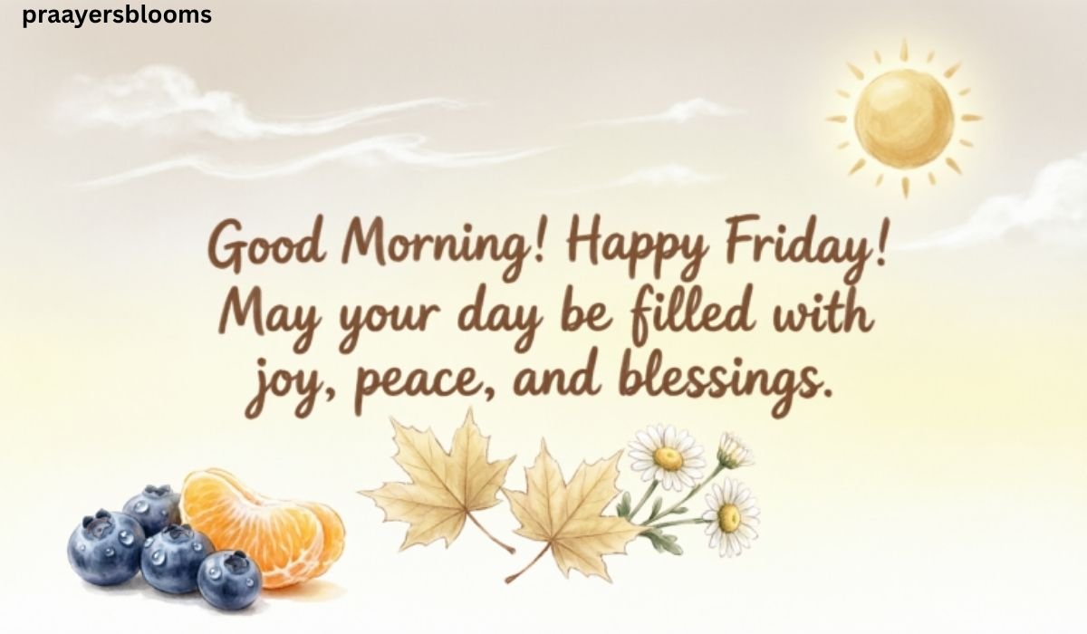 Good Morning Friday Blessings Images