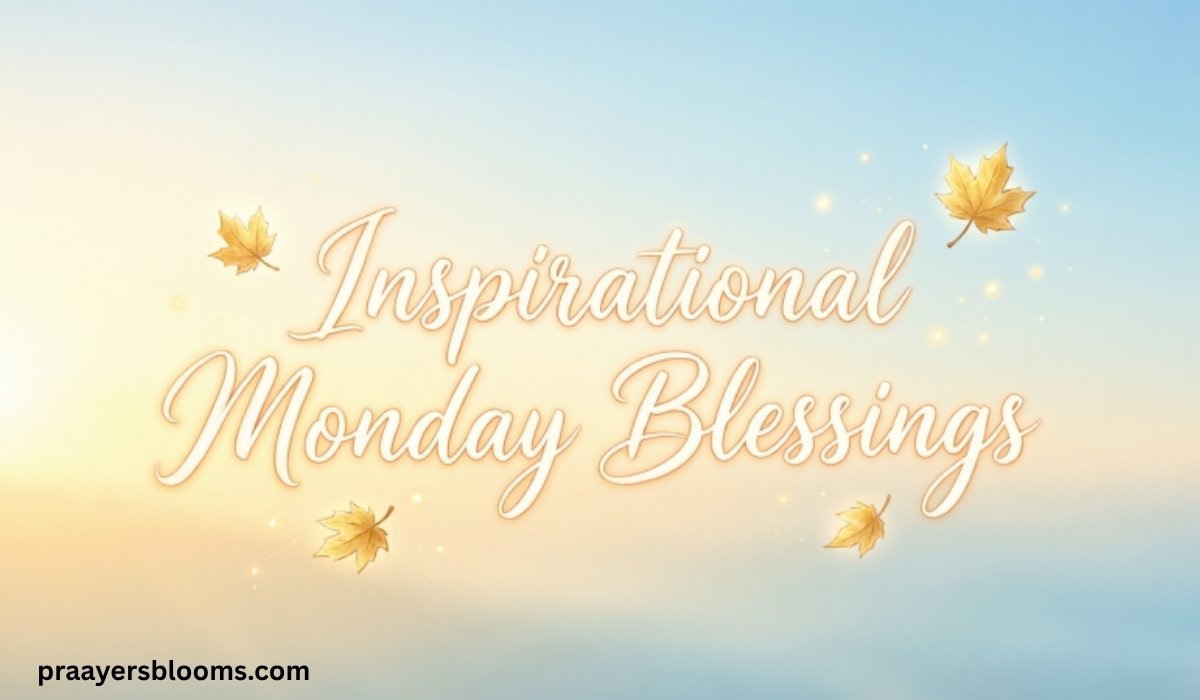 Inspirational Monday Blessings