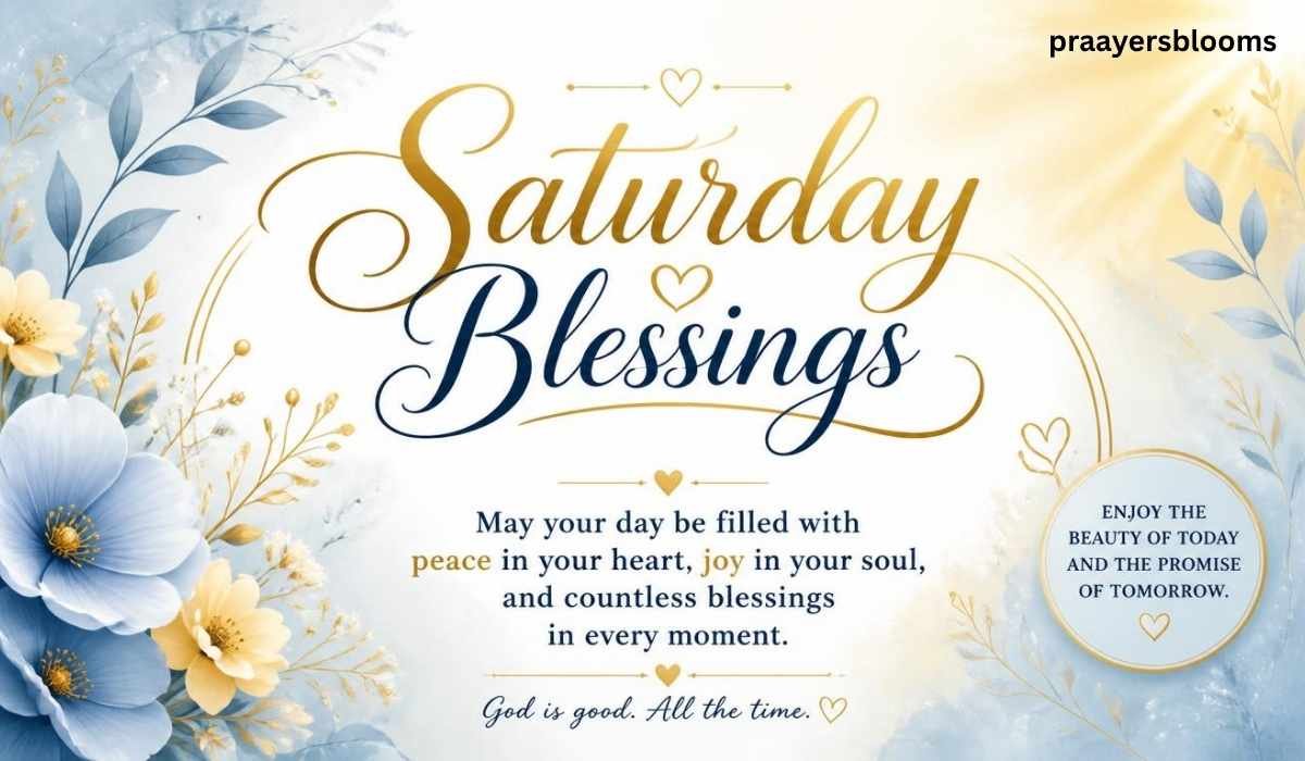 Saturday Blessings Images and Quotes